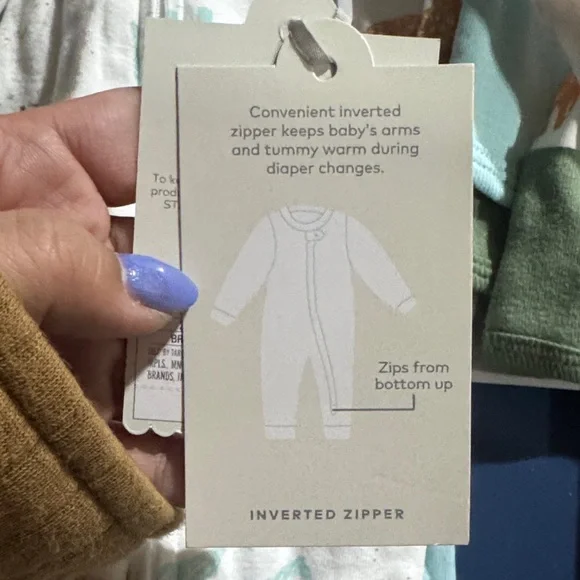 Bundle!!!Cloud Island 4-Pack Rompers for 3-6m - Picture 3 of 4